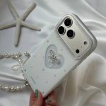 قاب موبایل قلب و پاپیون شاین اکلیلی + بندست - تصویر 5