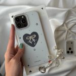 قاب موبایل قلب و پاپیون شاین اکلیلی + بندست - تصویر 7