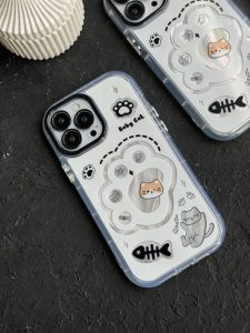 قاب موبایل آیفون پنجه گربه بیبی کت - تصویر 3