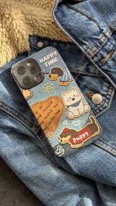 قاب موبایل آیفون سگ جین استایل داکس هوند - تصویر 3