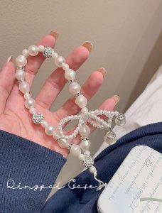 بند و آویز گره پاپیون مروارید - تصویر 3