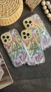 قاب موبایل آیفون لبخند سان شاین رنگین کمانی - تصویر 3