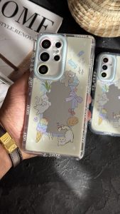 قاب موبایل ( آیفون - سامسونگ ) گربه کت پارتی آیینه ای