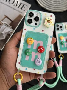 قاب موبایل آیفون اسمارتیز ام اند ام جاکارتی بندست