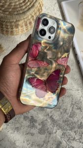 قاب موبایل آیفون پروانه قرمز اسکارلت - تصویر 2