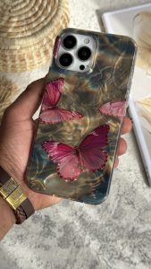 قاب موبایل آیفون پروانه قرمز اسکارلت - تصویر 3