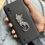 قاب موبایل شیائومی بلک کت نگین دار