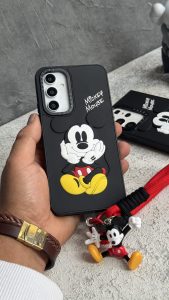 قاب موبایل ( سامسونگ - شیائومی ) میکی موس برجسته سیلیکونی ( بدون بند ) - تصویر 2
