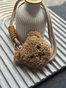 بند آویز خرسی پشمالو