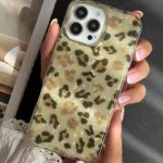 قاب موبایل ( آیفون ) آیس پلنگی طلایی