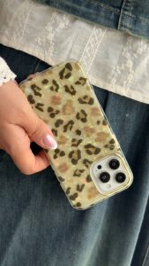 قاب موبایل ( آیفون ) آیس پلنگی طلایی - تصویر 2