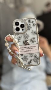 قاب موبایل آیفون گل فلاورز سان لایت + بندست - تصویر 2