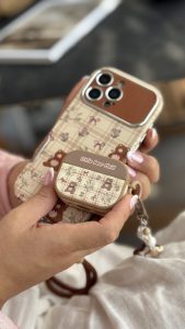 کاور ایرپاد خرس پاپیون استریپ + آویزست - تصویر 3