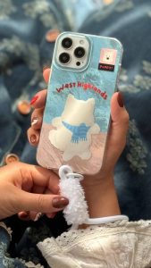 قاب موبایل آیفون پاپی وست هایلند + بند فابریک