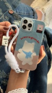 قاب موبایل آیفون پاپی وست هایلند + بند فابریک - تصویر 3