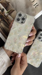 قاب موبایل آیفون باغ ژاپنی صدفی انگلیش هوم