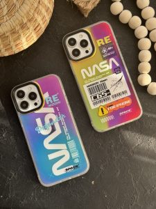 قاب موبایل آیفون اسپیس ناسا شبرنگ - تصویر 2
