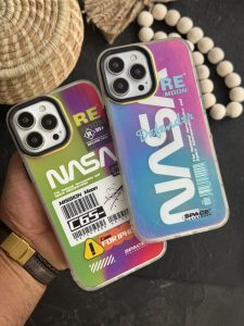 قاب موبایل آیفون اسپیس ناسا شبرنگ