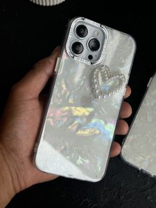 قاب موبایل آیفون ودینگ پارتی قلب مرواریدی - تصویر 2