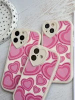 قاب قلب صورتی کبریتی (کدC2036) - تصویر 3