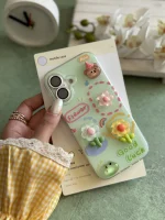 قاب گل برجسته زمینه سبز GOOD LUCK (کدC2107) - تصویر 4