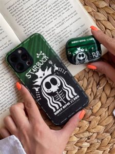 قاب موبایل آیفون استارباکس عروس مردگان محافظ لنزدار