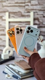 قاب موبایل آیفون سیلیکونی لنز مگسیف دار Silicone Lenz - Image 3