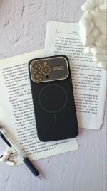 قاب موبایل آیفون سیلیکونی لنز مگسیف دار Silicone Lenz - Image 4