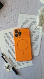قاب موبایل آیفون سیلیکونی لنز مگسیف دار Silicone Lenz - Image 5