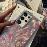 قاب موبایل گلدار یاسی - Image 8