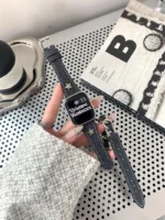 بند اپل واچ Chanel زنجیر کارتیر 2 دور  (کدw5004) - Image 3