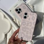 قاب موبایل آیفون سیلیکونی پلنگ صورتی - Image 5