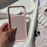 قاب موبایل آیفون سیلیکونی پلنگ صورتی - Image 6